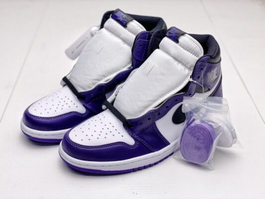 Air Jordan Retro 1 High OG 'Court Purple' Sneakers Replica 4