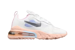 Nike Air Max 270 React White Washed Coral Hyper Blue